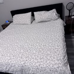 King Size Bed No Mattress Included 