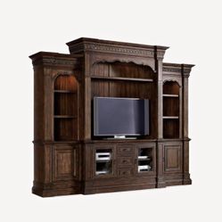 Beautiful Hooker Furniture Adagio Collection 4 piece Wall Unit