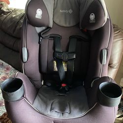 Safety 1st Car Seat And Reclines ( Forever Car Seat Adjustable As The Baby Grows)