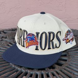 Mitchell & Ness NBA Golden State Warriors Retro Across The Board SnapBack Hat