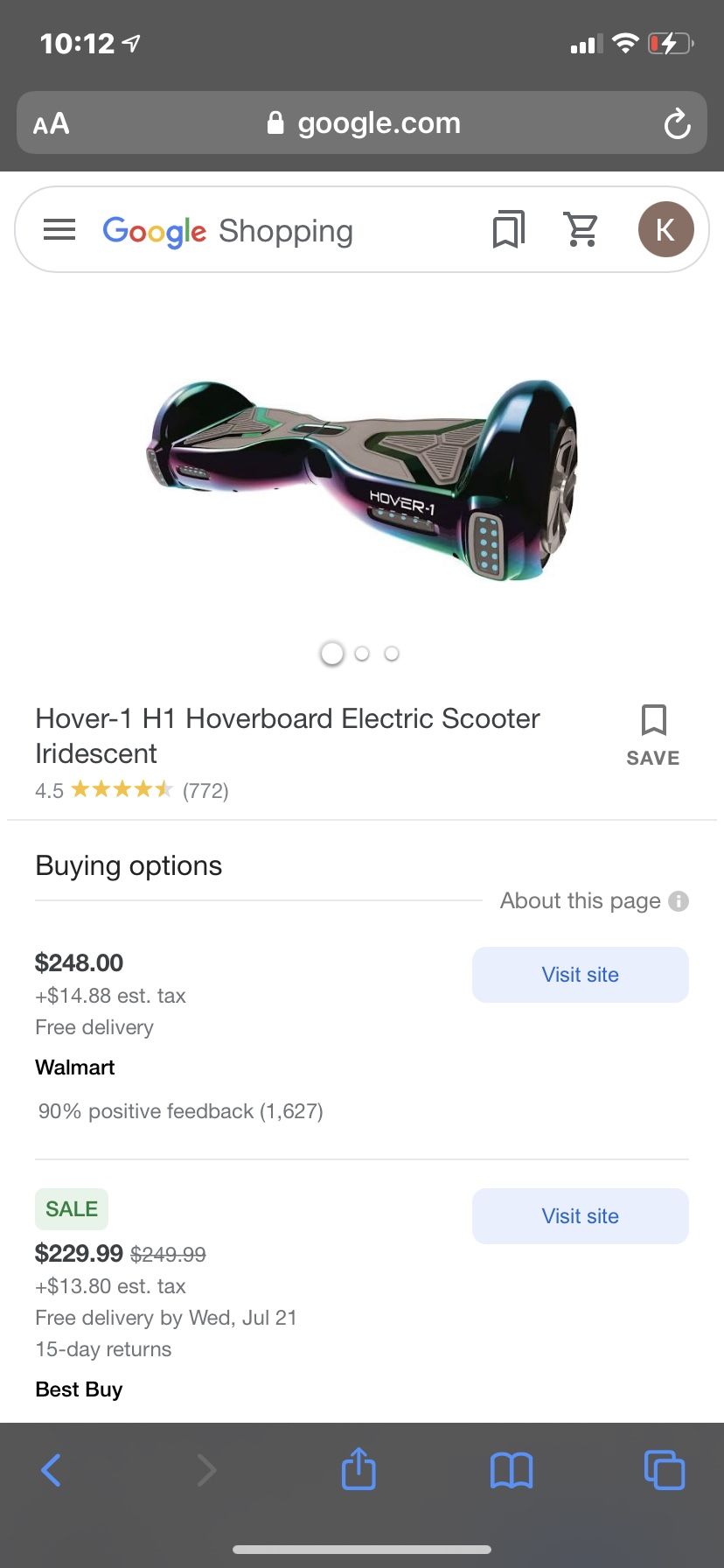 Hover 1 Hoverboard