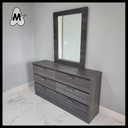 NEW DOUBLE DRESSER WITH MIRROR  😊 ASSEMBLED