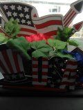 usa 4th of july day flowers