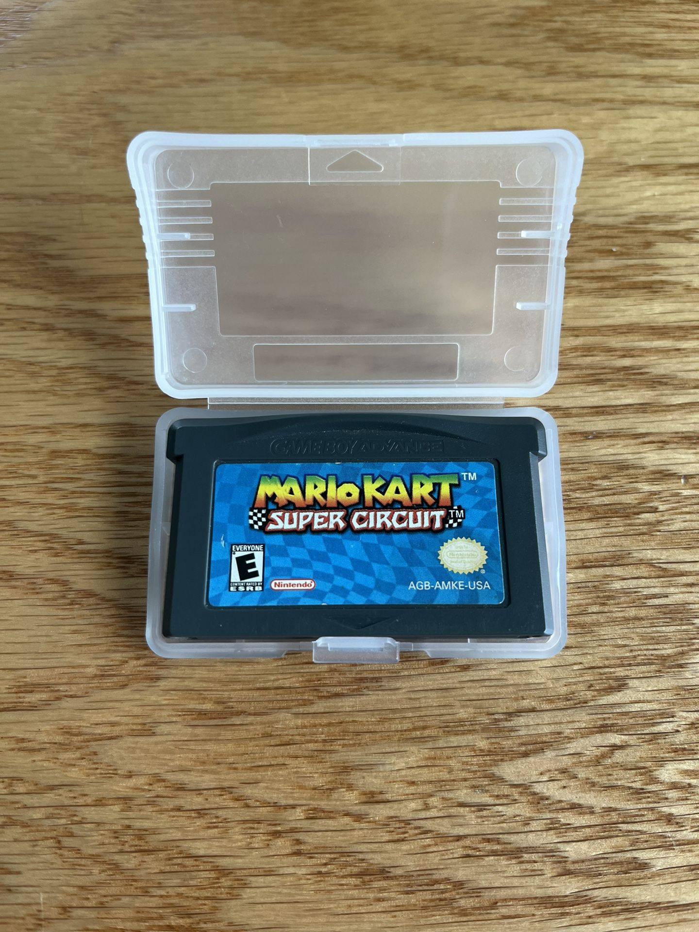 Mariokart Super Circuit w/ Clear Case & Game Link Cable
