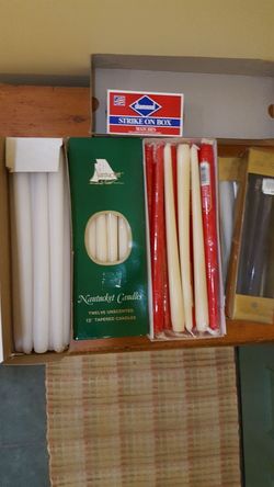 Candles, Matches.