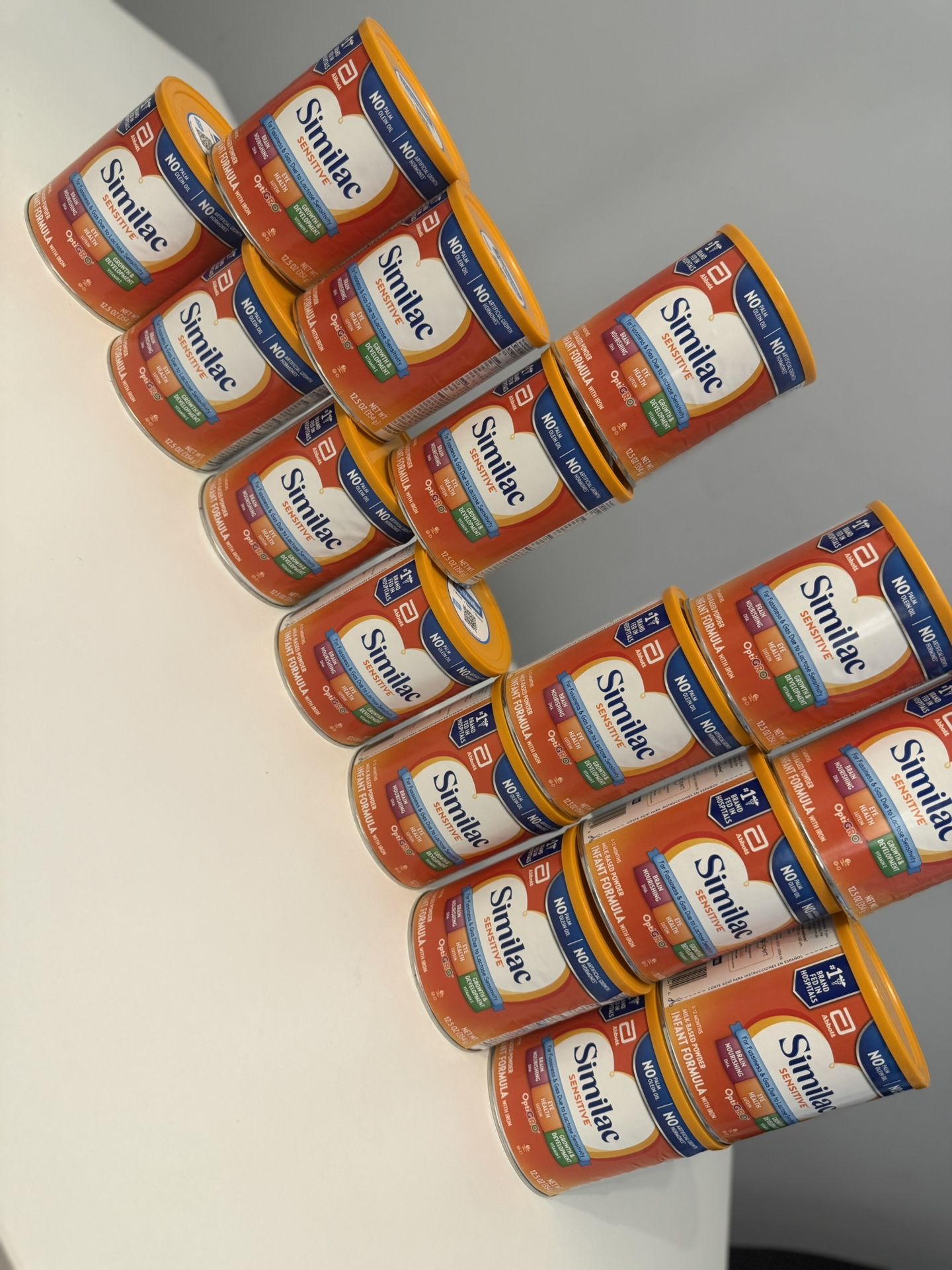 17 cartons of milk