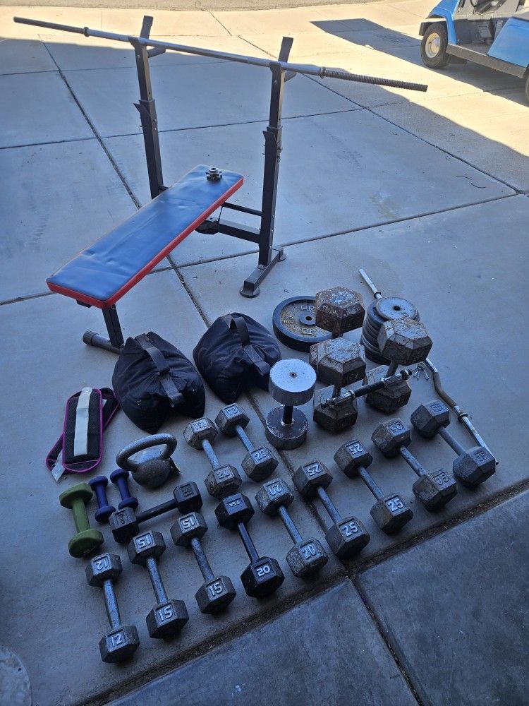 Weights Bench Dumbbells Barbells. Idaho And Southern