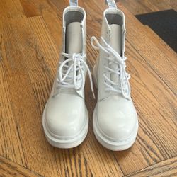 White Dr Marten Boots 