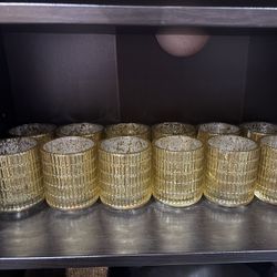 Amber Candle Votives 