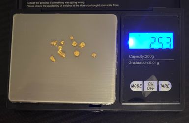 2.5 Grams 9999 Fine Gold Grain Shot From AYDIN COINS