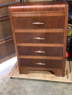 Art Deco Waterfall Dresser