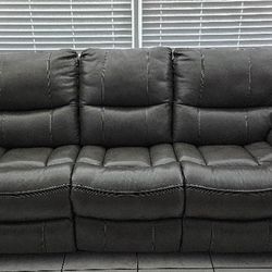 Leather Sofa & Loveseat Set
