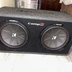 Kicker CompR Dual Subwoofers