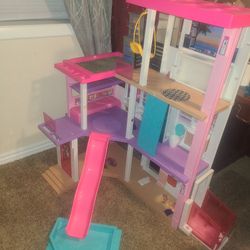 Barbie DreamHouse Playset with 10 Play Areas