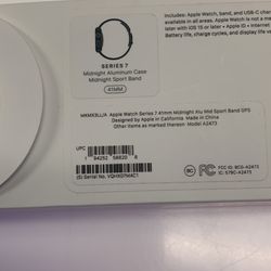 Apple Watch Series 7 41mm Midnight Aluminium Case