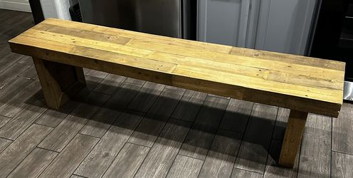 Table With 4 Chairs & Bench