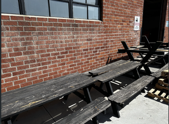 FREE: 7 Picnic Tables and a Desk At Common Space Brewery in Hawthorne, CA