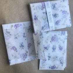 $5 Floral print Transparent envelopes