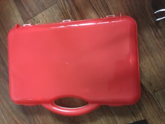 Children's Red Art Portfolio $3