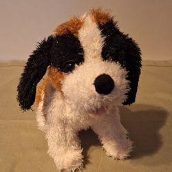 Paw Palz Puppy Dog Plush Interactive Stuffed Pet-Barks, Moves Head, Tail Wags