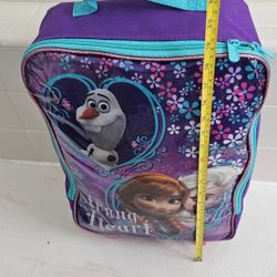 Frozen Kids Carry On Wheeled Luggage 