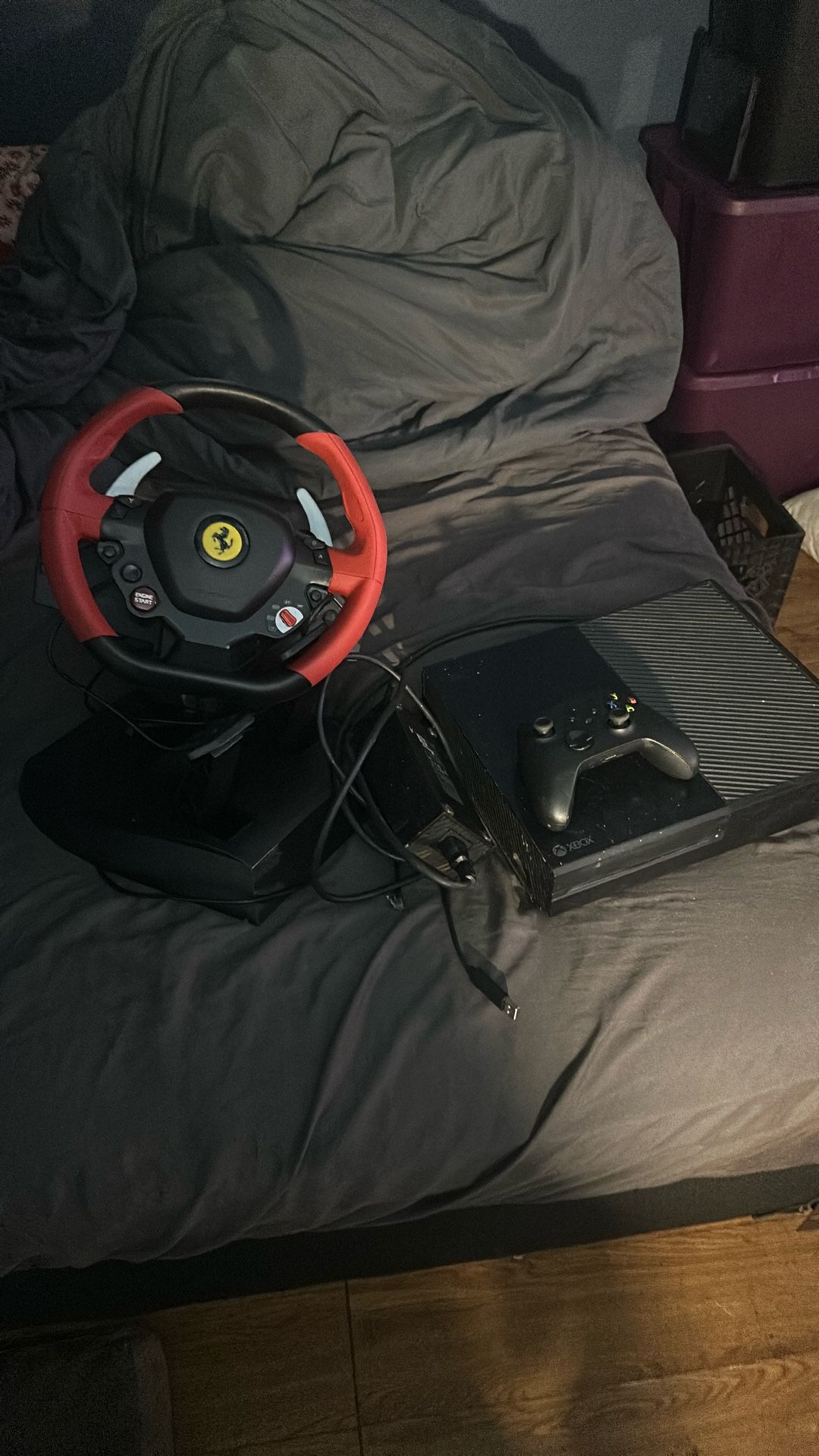 Xbox One With Racing Wheel