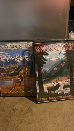 Colorado framed graphics photos