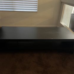 IKEA TV Stand Black/Brown Used 