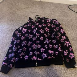 YL Pink and Black Full Zip