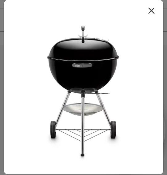New Weber Orginal Kettle Charcoal Grill 22"