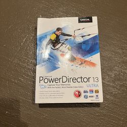 New Cyberlink PowerDirector 13 Ultra Video Editor 