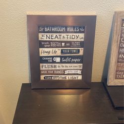 Bathroom Decor/reminder