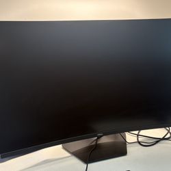 31” dell curved monitor