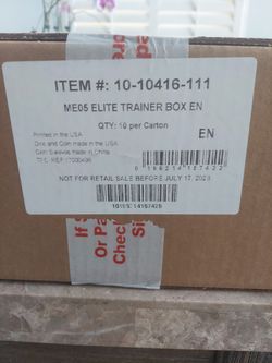 Pokemon Pitch Black ETB Sealed Case
