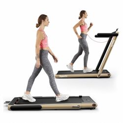 Goplus 1100W Folding Treadmill Electric Motorized Power Fitness Running Machine w/Support