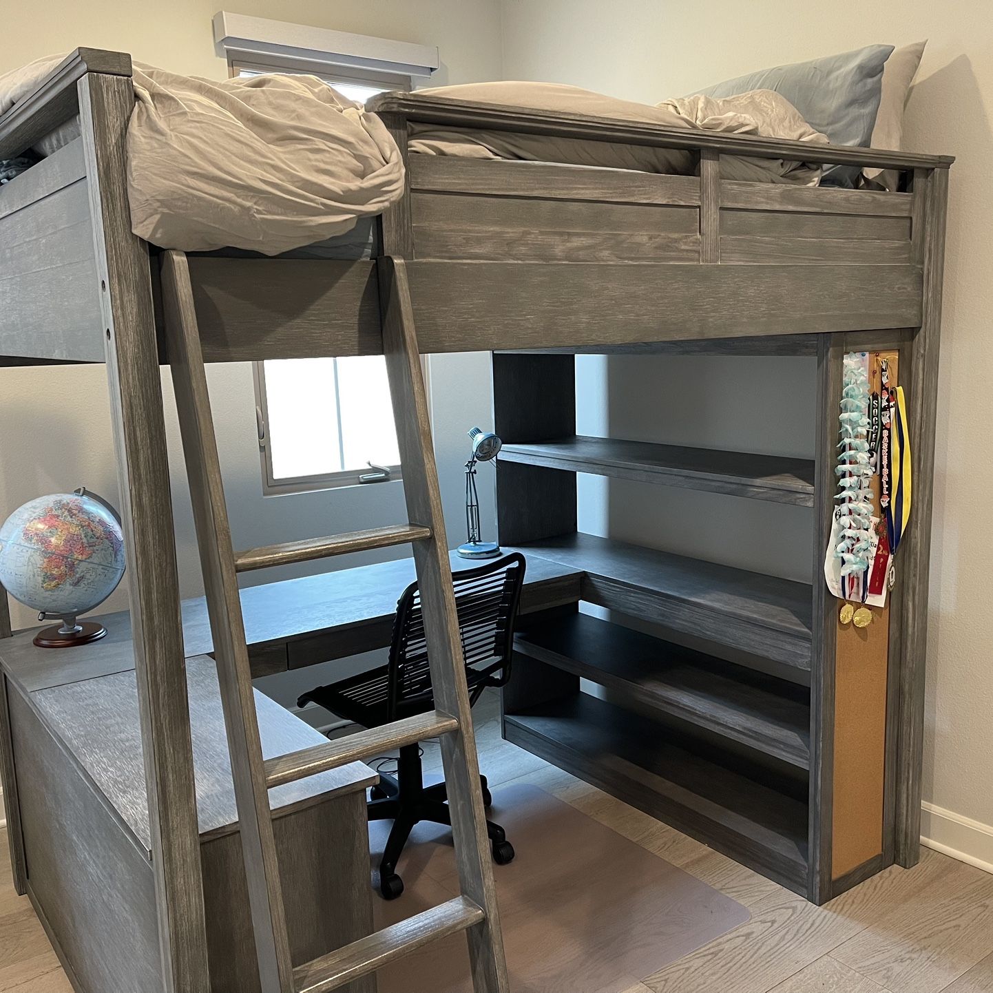 pottery barn loft bed full size mattress