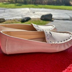 Gently Used Pebble Leather Coach McKenna Driving Loafers w/Box