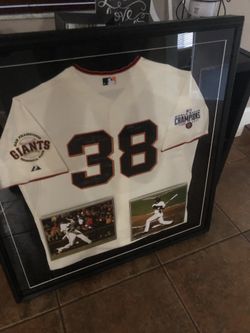 Michael Morse 2014 WS stat jersey