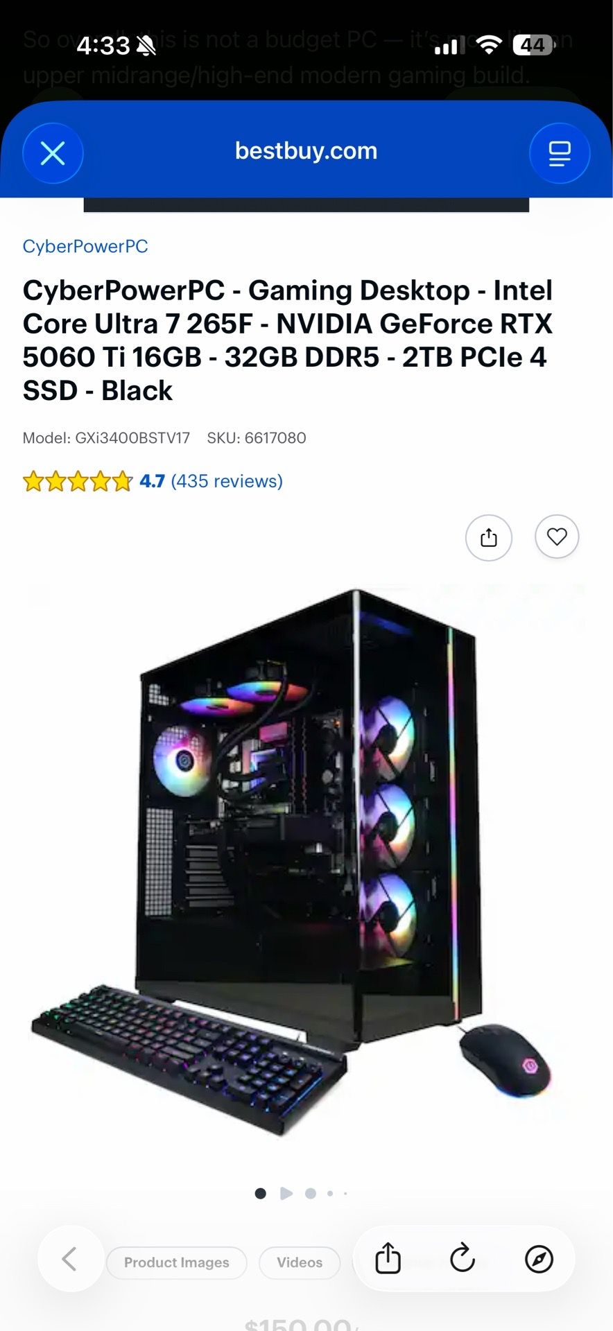 Quality Gaming Computer for sell (potentially full set up)