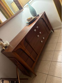 Mid Century Walnut Dresser