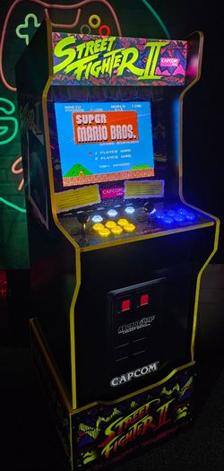 Street Fighter Arcade1up Cabinet With Over 15,000 Video Games