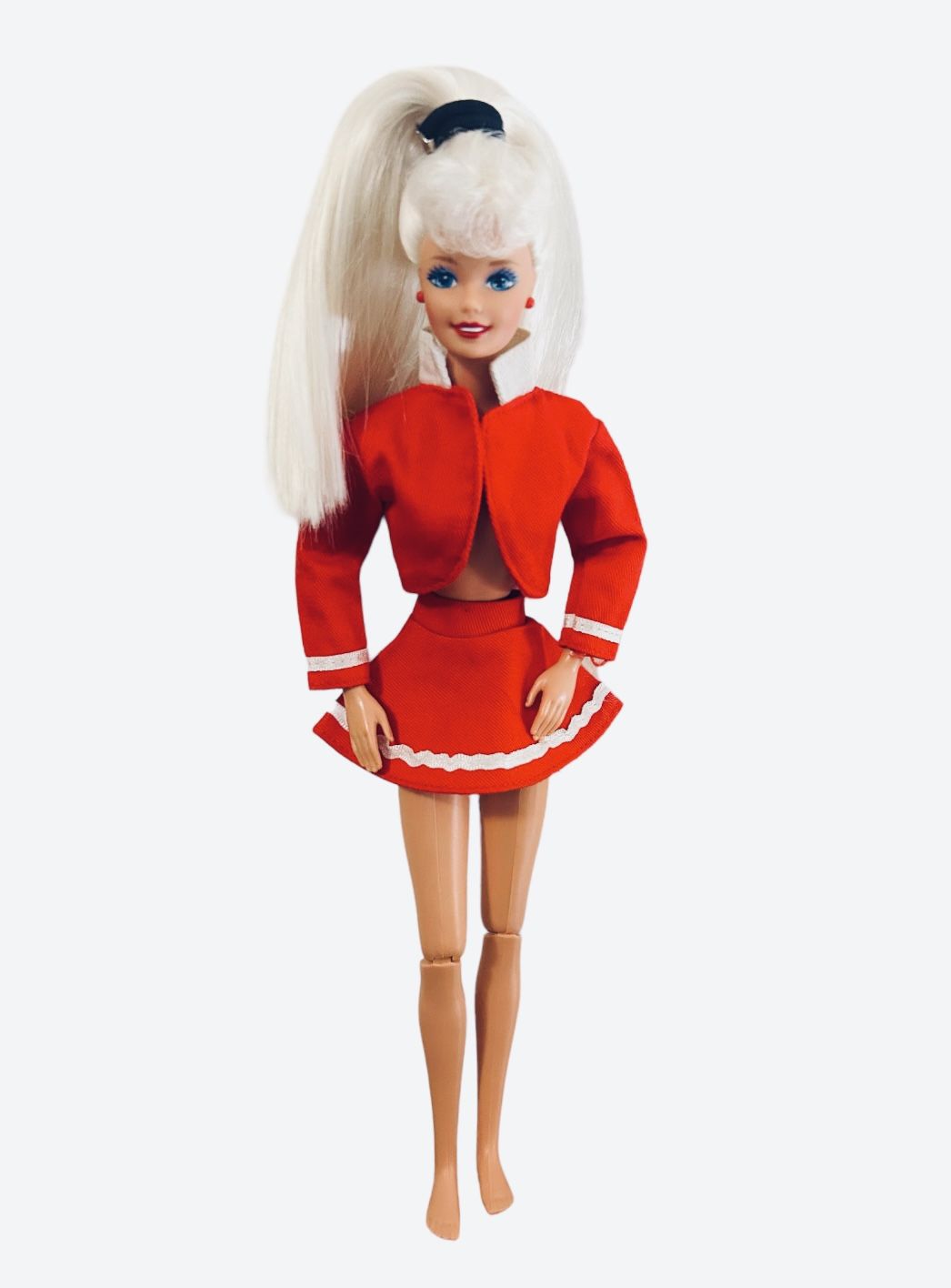 Mattel Barbie 1993 Vintage W/ Vintage Red Cheerleading Outfit 1976 Head