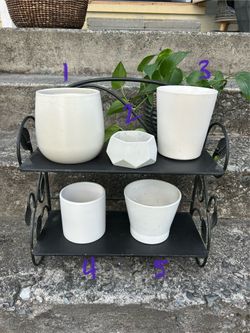 White Pots / Planters