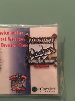 Diamondbacks vs Dodgers pin