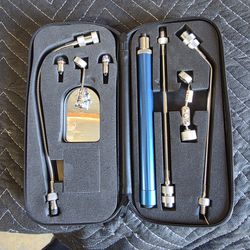 Inspection Mirror & LED Pick-Up Tool Kit w/ Telescoping Magnet & Case