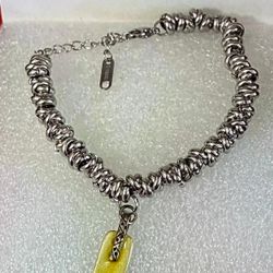 Pulsera Stainlend Dije Nacar Antigua 