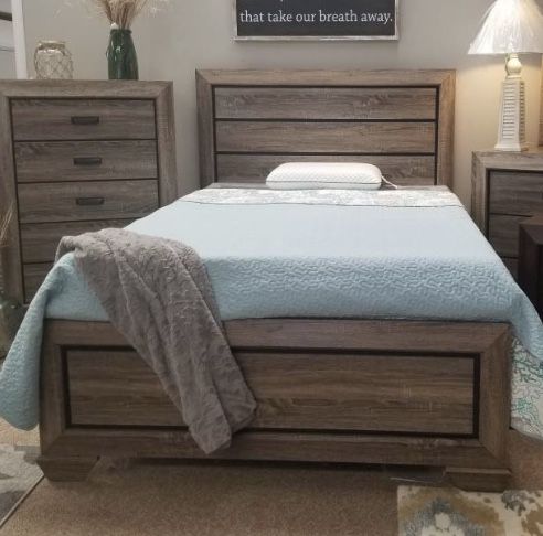 Rustic Full Size Model Bed Frame