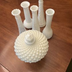 Milk Glass Collectibles 