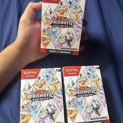Prismatic Evolution Booster Bundle