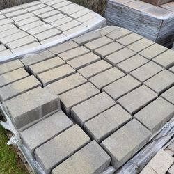 CEMENT BRICK PAVERS $330 EACH PALLET (100 SQUARE FEET PER PALLET)